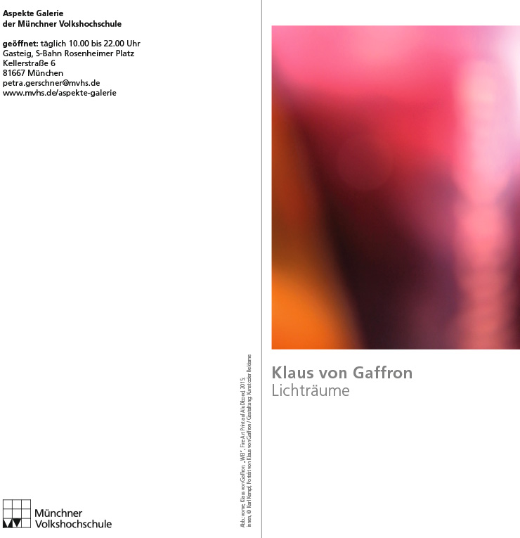 Klaus von Gaffron -Lichträume